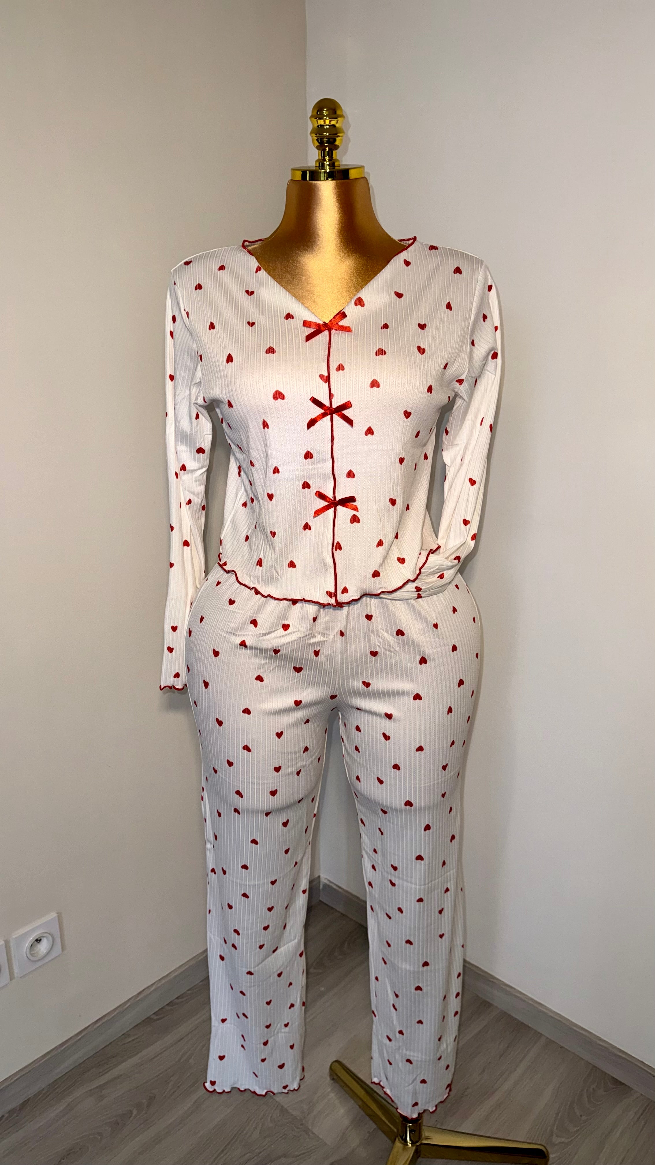 Pyjama « pretty » rouge