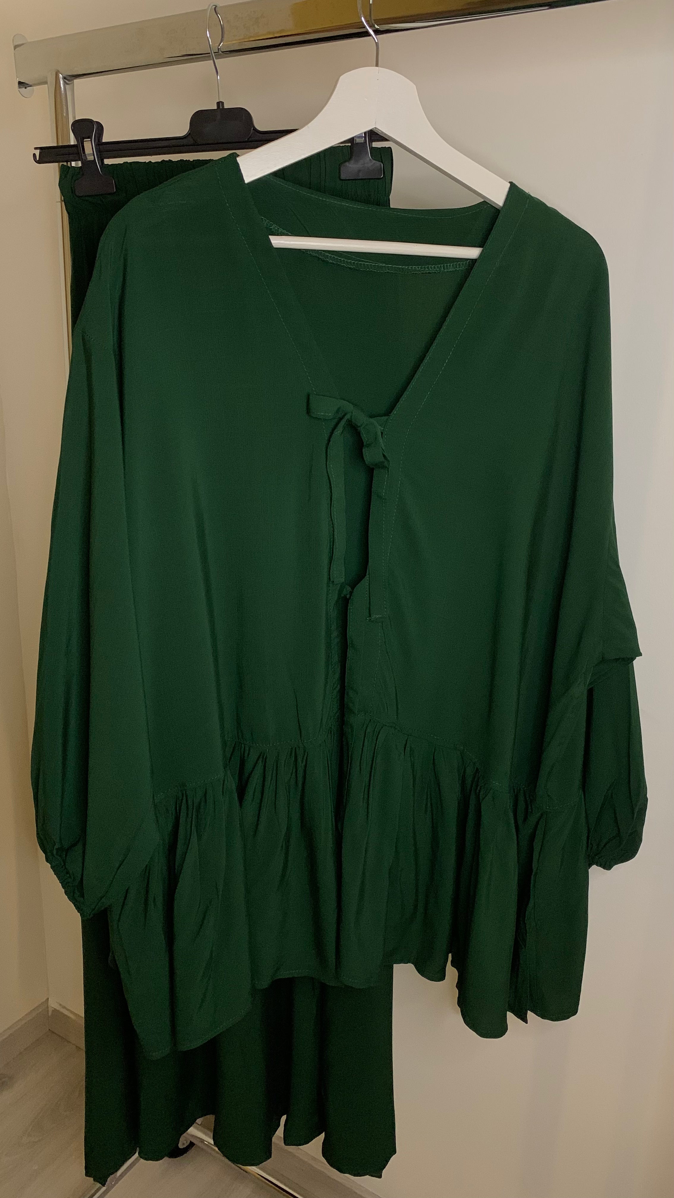 Ensemble Love Knot Vert Sapin
